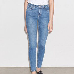 TopShop Jamie Skinny Jeans with Frayed Bottoms